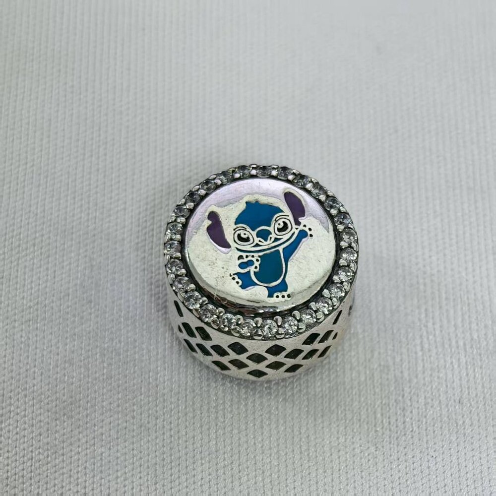 Pandora Lilo Stitch Stitch And Angel Double Sided, S925 Silver Jewelry